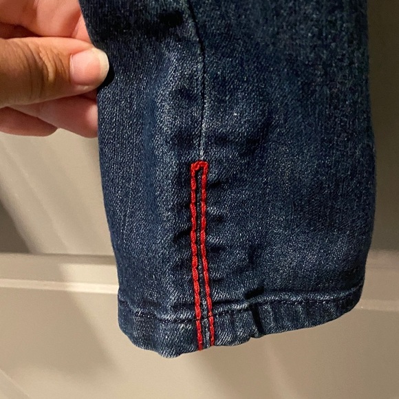 Nine West Vintage America Jeans Size 6 Dark Wash Straight Leg - Picture 4 of 6